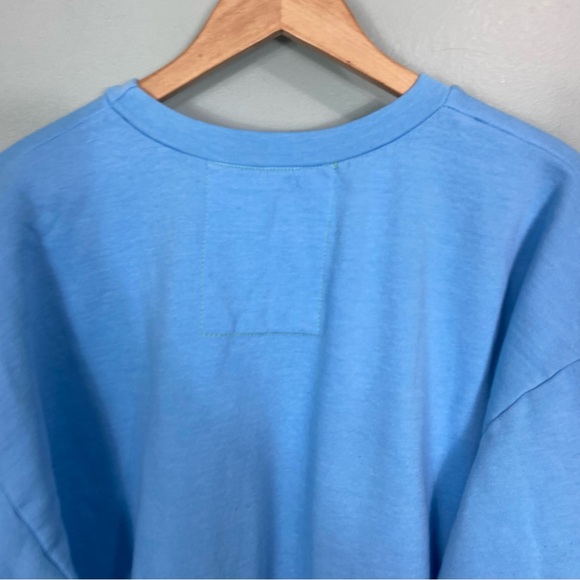 Aviator Nation Blue Pullover Sweatshirt Rainbow Size Medium‎ FLAWED - Picture 8 of 11